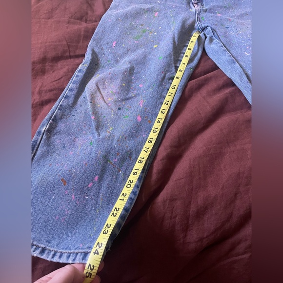 1980’s Vintage Bill Blass Petite paint speckled Mom Jeans! *Approx* size 29P - Picture 14 of 16